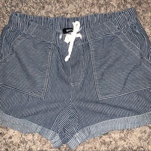 Urban Outfitters Navy & White Striped Shorts